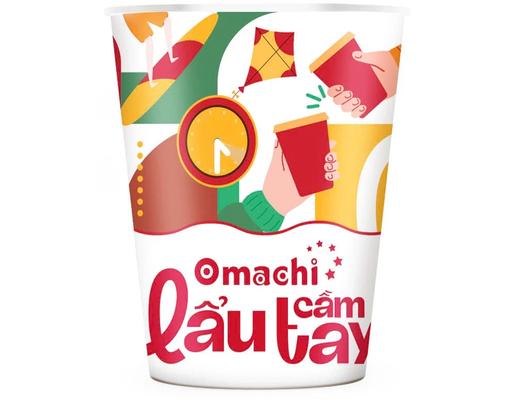 Mì Trộn Lẩu Cầm Tay Omachi Tôm Hùm Phô Mai Ly 81G Omachi
