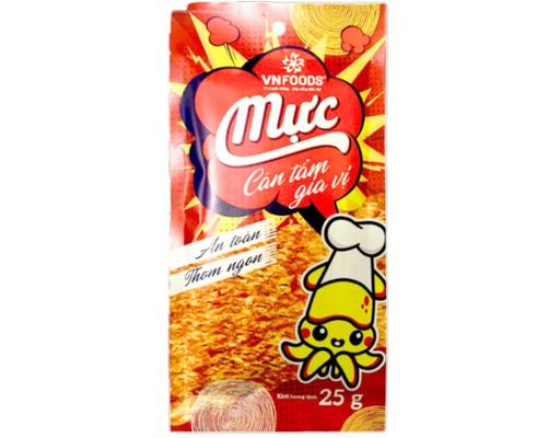 Mực Cán Tẩm Gia Vị 25g Vnfoods