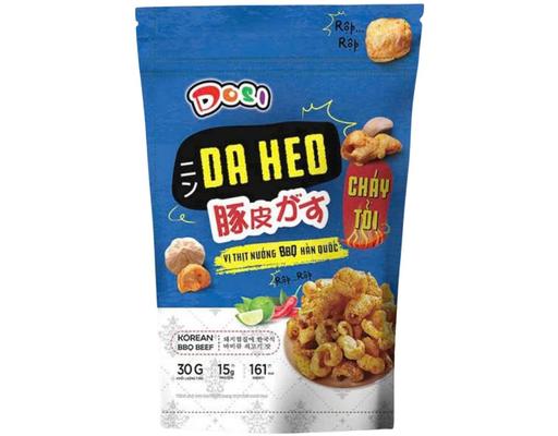Da Heo Cháy Tỏi Vị Thịt Nướng BBQ Hàn Quốc 30g Dosi