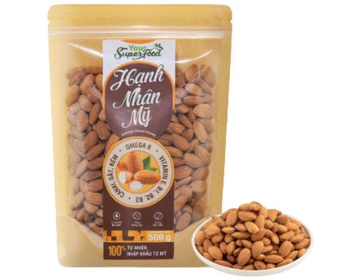 Hạnh Nhân Mỹ Your Túi 500g Superfood