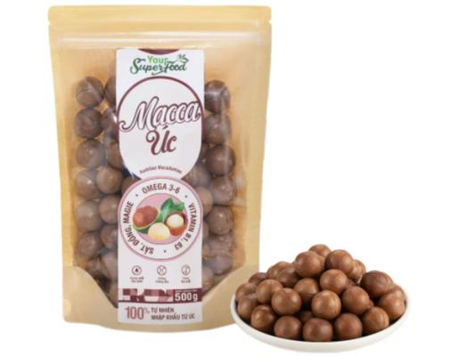 Hạt Macca Nứt Vỏ Úc Túi Your 500g Superfood