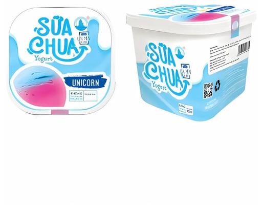 Sữa Chua Đông Lạnh Vị Unicorn 900ml Trân Châu Hạ Long