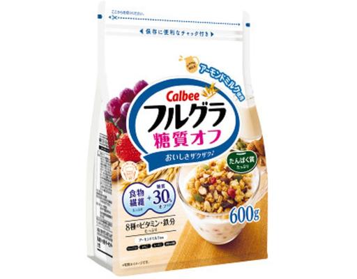 Thực Phẩm Bổ Sung Ngũ Cốc Trái Cây Ít Đường 600g Calbee