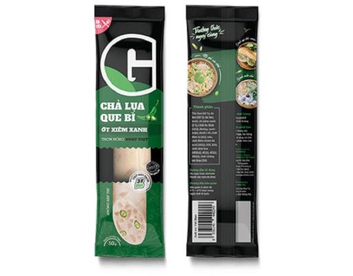 Chả Lụa Que Bì Ớt Xiêm Xanh 50g Feddy