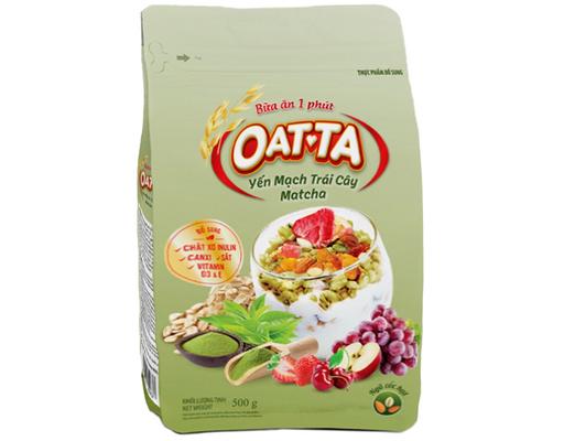 Yến Mạch Trái Cây Matcha 500g Oatta