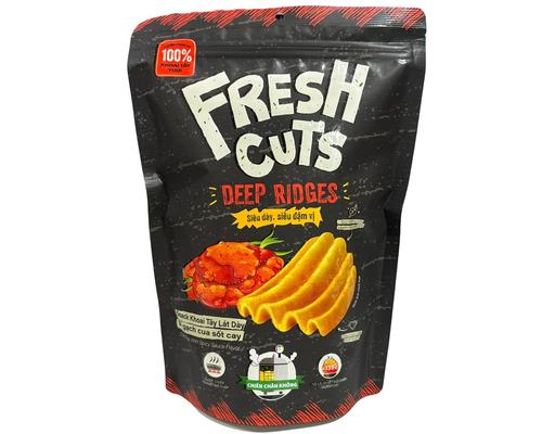 Snack Khoai Tây Vị Gạch Cua Sốt Cay Freshcuts 108g Liwayway