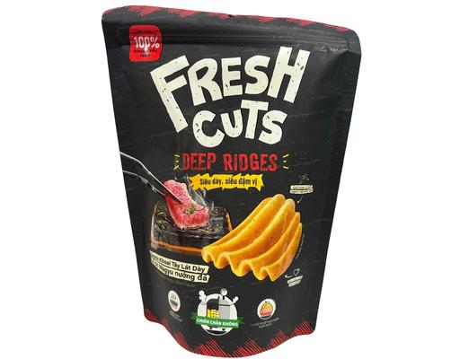 Snack Khoai Tây Bò Wagyu Nướng Đá Freshcuts 108g Liwayway