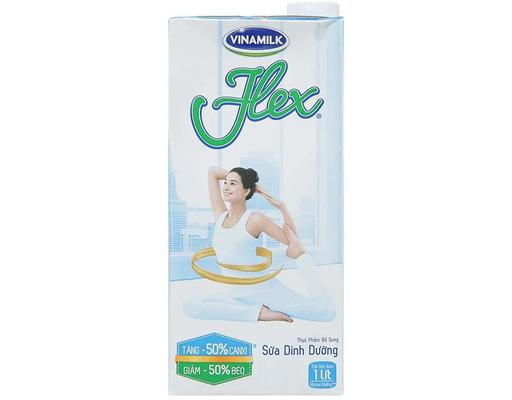Sữa Tiệt Trùng Vinamilk Flex Không Đường Ít Béo 1.5% Hộp 1L Vinamilk