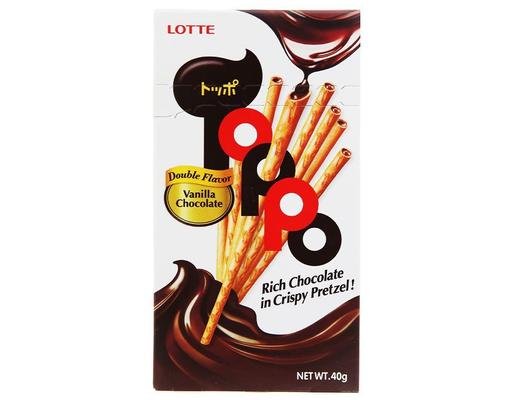 Bánh Que Nhân Kem Socola 40g Toppo