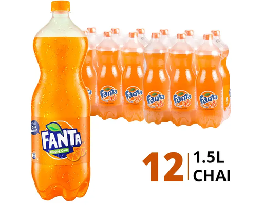 Thùng 12 Chai Nước Giải Khát Cam 1.5L Fanta