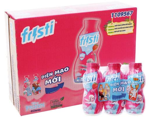 Thùng 48 Hộp Sữa Chua Uống Vị Dâu 80ml Fristi