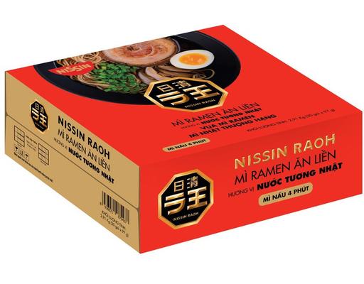 Thùng 30 Gói Mì Ramen Nissin Hương Vị Nước Tương Nhật 97G - 08574589 Nissin