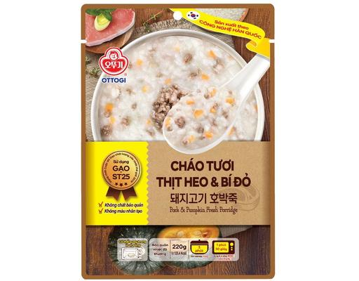 Thùng 20 Gói Cháo Thịt Heo Và Bí Đỏ 220G - 09859388 Otoki