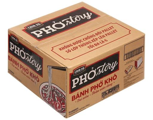 Thùng 8 Gói Bánh Phở Khô Chinsu Phở Story Gói 500g CHIN-SU