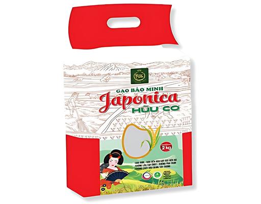 Gạo Japonica Hữu Cơ 2kg Bảo Minh