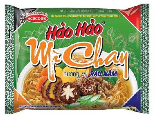 Mì Chay Hảo Hảo Vị Rau Nấm Gói 74G ACECOOK