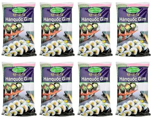 Lốc 8 Rong Biển Hàn Quốc Gim Lốc 8 Green World