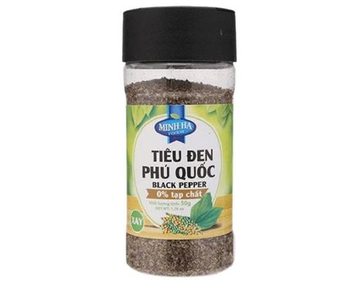 Tiêu Đen Phú Quốc Xay 50g Minh Hà