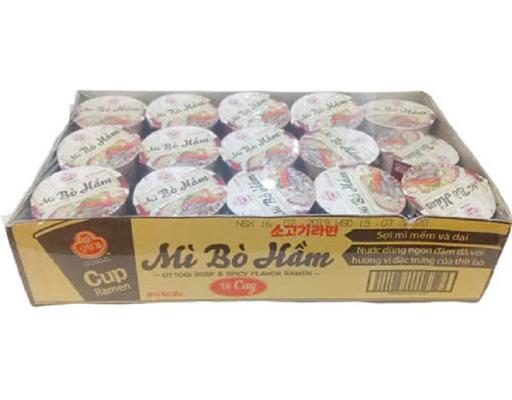 Thùng 15 Ly Mì Otoki Bò Hầm Vị Cay 62g - 05686001 Otoki