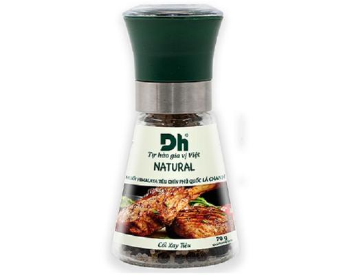 Muối Tiêu Lá Chanh Natural (Có Cối Xay) 70g DH Foods