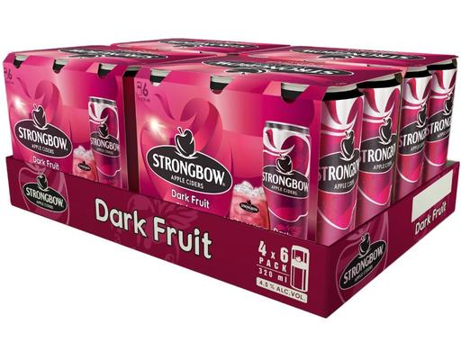 Thùng 24 Lon Appleciders Dark Fruit 320ml Strongbow