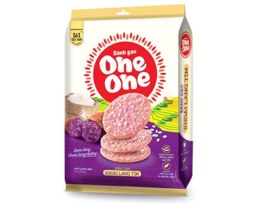 Bánh Gạo Vị Khoai Lang Tím 166g One One