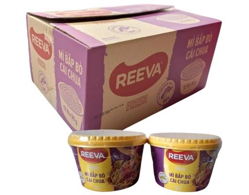 Thùng 12 Tô Mì Fresh Vị Bắp Bò Cải Chua - 10121719 Reeva