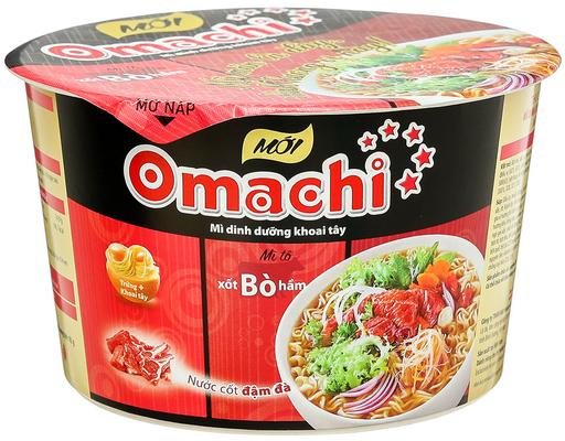 Mì Dinh Dưỡng Khoai Tây Omachi Xốt Bò Hầm Hộp 93G Omachi