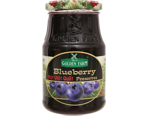 Mức Việt Quất Preserves Blueberry 450g Golden Farm