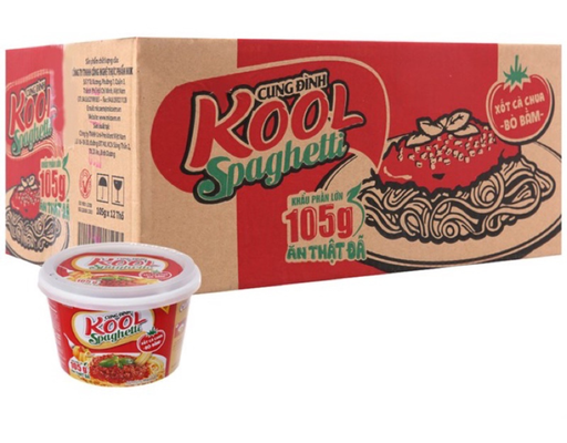 Thùng 12 Mì Hộp Kool Spaghetti - 02968018 Cung Đình