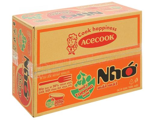 Thùng 12 Tô Mì Nhớ Mãi Mãi Vị Lẩu Thái Tô 84g ACECOOK