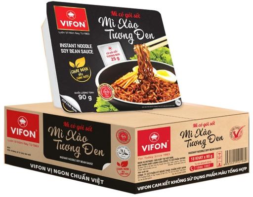 Thùng 18 Khay Mì Xào Vifon Vị Tương Đen Khay 90g Vifon