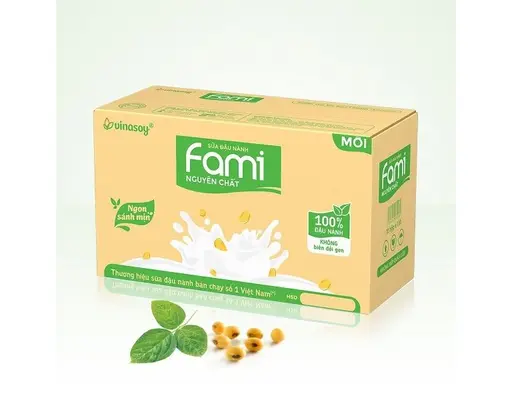 Thùng 10 Hộp Sữa Đậu Nành Nguyên Chất 1L Fami