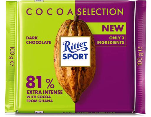 Socola Đen 81% Cacao 100g Ritter Sport