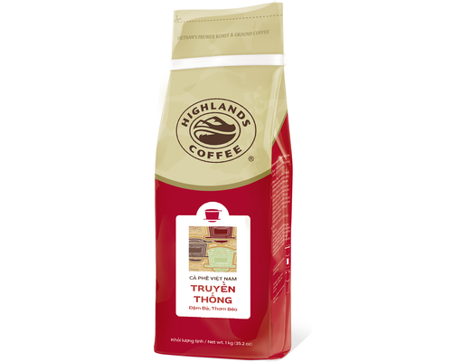 Cafe Rang Xay Truyền Thống 1kg Highlands Coffees