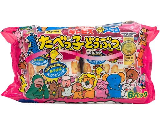 Bánh Quy Bơ Hình Thú Tabekko 138g Ginbis