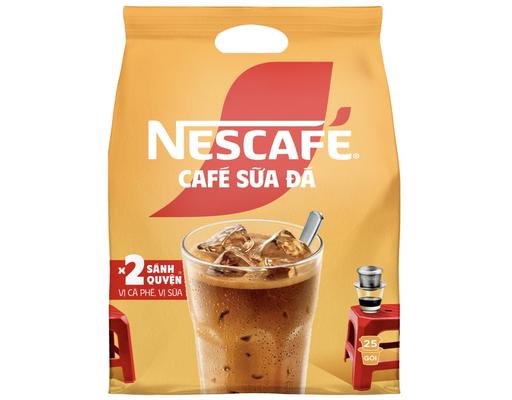 Cà Phê Hòa Tan 3 In 1 Sữa Đá 25 x 20g Nescafé