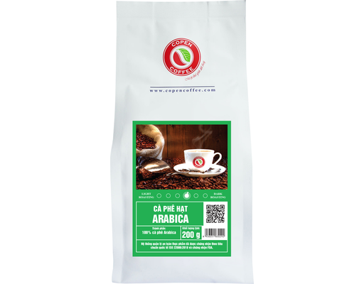 Cà Phê Hạt Rang Arabica Gói 200g Copen