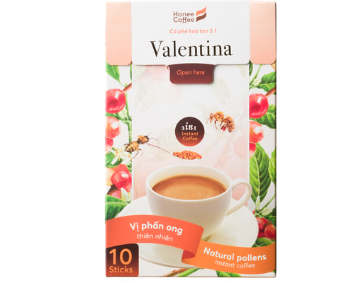Cà Phê Hòa Tan 3In1 Valentina 16X10g Honee Coffee