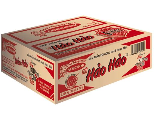 Thùng 30 Gói Mì Hảo Hảo Vị Lẩu Kim Chi Hàn Quốc Gói 75g ACECOOK