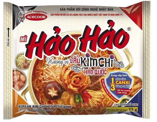 Mì Hảo Hảo Lẩu Kim Chi Hàn Quốc Gói 75G ACECOOK