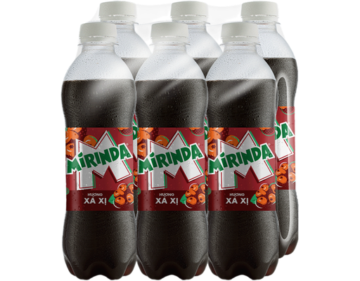 Lốc 6 Chai Nước Ngọt Sá Xị 390ml Mirinda