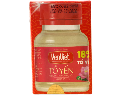 Tổ Yến Vị Hạt Sen 70ml Yến Việt