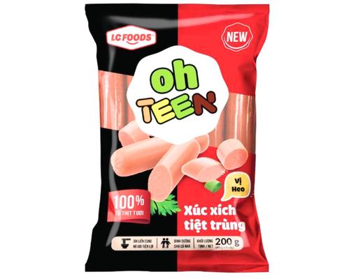 Xúc Xích Tiệt Trùng Vị Heo Teen On-Go 5 x 35g LC Foods