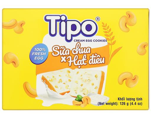 Bánh Trứng Sữa Chua Rắc Hạt Điều 126g Tipo