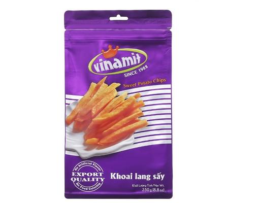 Khoai Lang Sấy Giòn 250g Vinamit