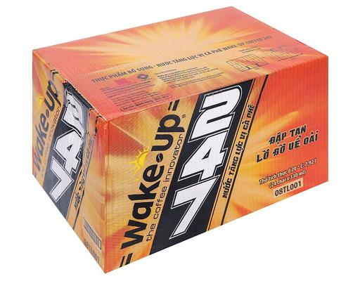 Thùng 24 Chai Nước Tăng Lực Cafe Pet Wakeup 247 330ml Wake Up 247
