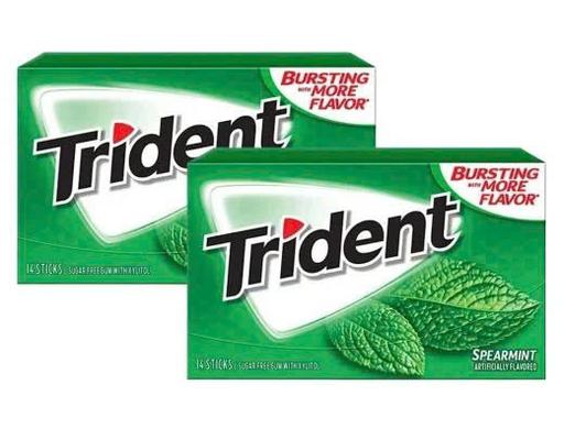 Kẹo Gum Không Đường Vị Bạc Hà 50.4g Trident
