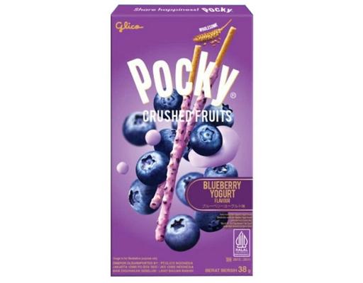 Bánh Que Pocky Trái Cây Nghiền Vị Sữa Chua Việt Quất 38g Glico