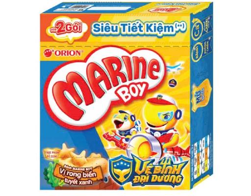 Combo Bánh Marine Boy Vị Tảo 70g Orion